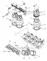 CYLINDER   MANIFOLD SLX 780 B964287 AND INTL. SLX 780 I964287 (4937443744C002)