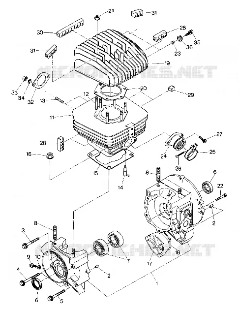 CRANKCASE AND ZYLINDER (4918411841032A)