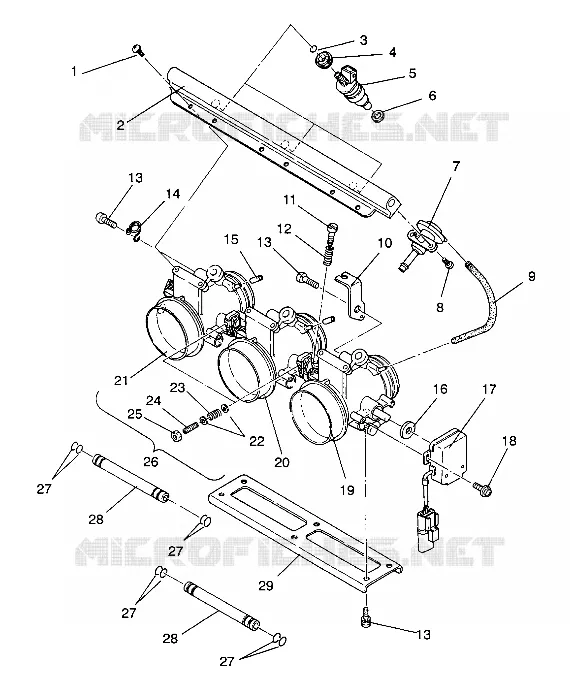 DROSSELN ASSEMBLY RXL / 0930768 and RXL SKS / 0930568 (4922992299033A)