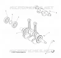 MOTOR, KURBELWELLE AND BALANCE SHAFT