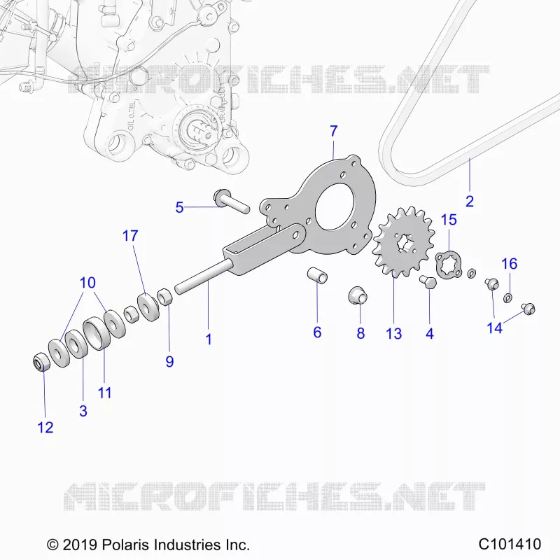 ANTRIEB, CHAIN TENSIONER AND SPROCKET