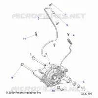ANTRIEB, FRONT GEARCASE MOUNTING