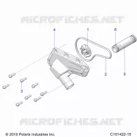 MOTOR, WATERPUMP IMPELLER AND COVER
