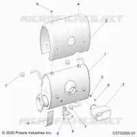 ENGINE, ABGASSYSTEM, SILENCER AND RELATED