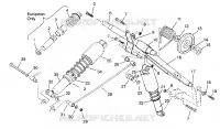 HINTER Drehmomentarm CLASSIC TOURING 0963365 and EUROPEAN CLASSIC TOURING E96336 (4933623362B014)
