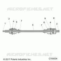 ANTRIEB, FRONT HALF SHAFT