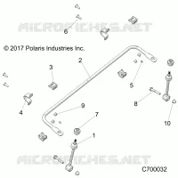 FRONT SUSPENSION STABILIZER BAR- R19RRU99A9/AD/AJ/AP/B9/BD/BJ/BP (C700032)