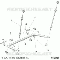 SUSPENSION, REAR STABILISATORSTANGE