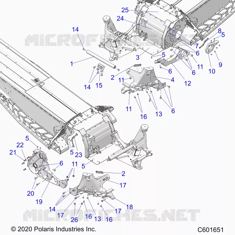 CHASSIS, BULKHEAD ASM.