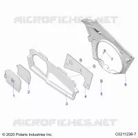 BODY, CLOSE OFF PANEL and ACCESS PANEL