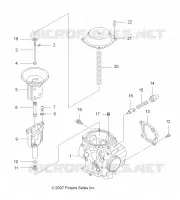 MOTOR, VERGASER, UPPER