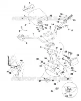 LENKER   SCHEINWERFER POD