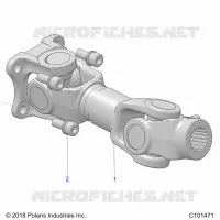 ANTRIEB, PROP SHAFT, REAR