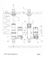SUSPENSION, FRONT SHOCK TRACK