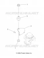 MOTOR, VERGASER BRACKET