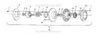 angetriebene Kupplungs ASSEMBLY XLT 0940767, XLT SP 0940667   XLT SKS 0940567 (4925022502C002)