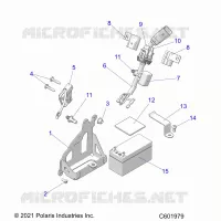 ELEKTRIC, BATTERY, MANUAL START POWER UP COMPONENTS