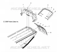 HINTERE STOSSSTANGE, SNOWFLAP, and RÜCKLICHT HOUSING