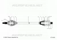 ANTRIEB, REAR HALF SHAFT