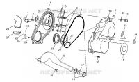 CLUTCH COVER  XPLORER 500 W97CD50A (4941354135C009)