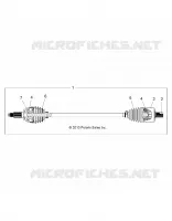 ANTRIEB, FRONT HALF SHAFT