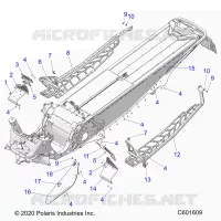 CHASSIS, CLUTCH GUARD, FOOTRESTS, AND RUNNINGBOARDS