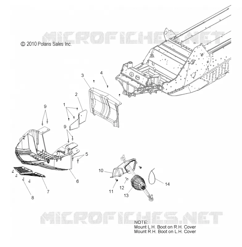 NOSEPAN and TIE ROD BOOT