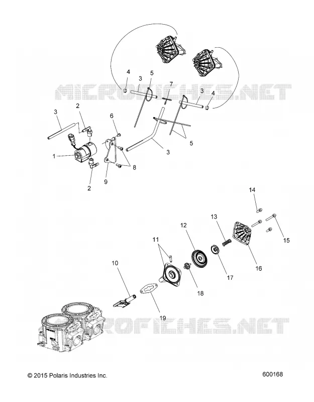 ENGINE, AUSPUFFKLAPPES AND SOLENOID