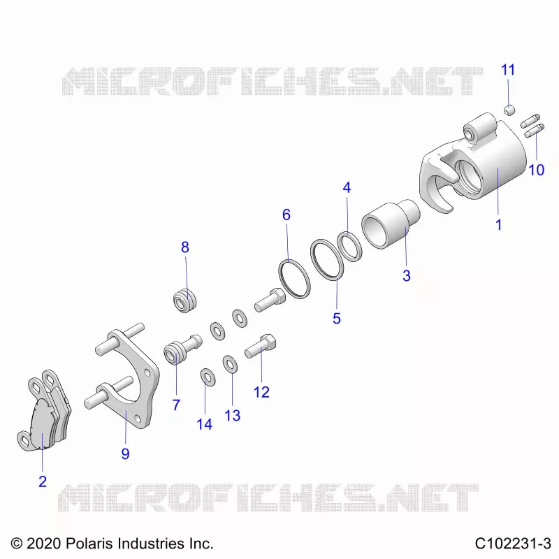 BRAKES, BRAKE BREMSZANGE HINTEN