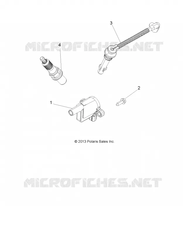 ZÜNDUNG COIL, WIRE AND SPARK PLUG