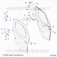 DOORS, FRONT, MOUNTING
