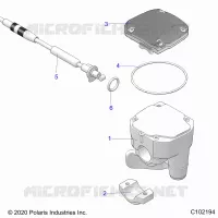 LENKUNG, CONTROLS, THROTTLE ASM. AND CABLE