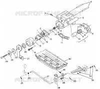 HINTERBREMSE  Scrambler 500 W97BC50A (4943074307C005)