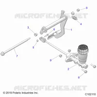 BRAKES, PEDAL AND MASTER CYLINDER MOUNTING