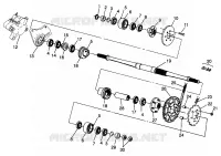 MITTLERER ANTRIEB 6X6 400L W968740 AND 6X6 400L NORWEGIAN N968740 (4935963596C003)
