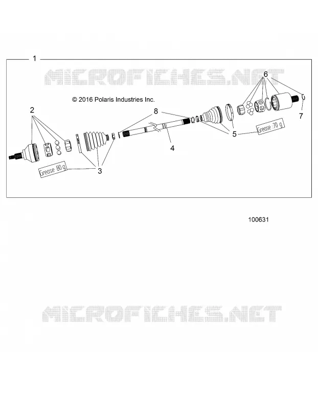 DRIVE TRAIN, HINTERE ANTRIEBSWELLE