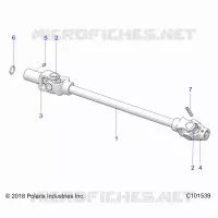 DRIVE TRAIN, FRONT KARDANWELLE