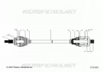 ANTRIEB, REAR HALF SHAFT
