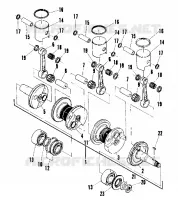 PISTON AND KURBELWELLE (600 AND 600 LE) (4910941094036A)