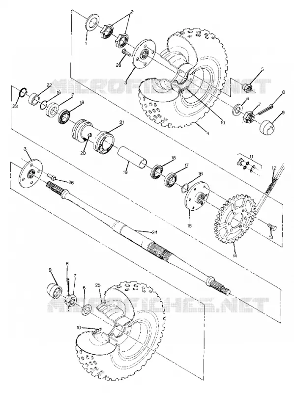 HINTERRAD DRIVE ASSEMBLY (4917741774021A)