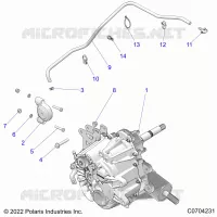 ANTRIEB, MAIN GEARCASE MOUNTING