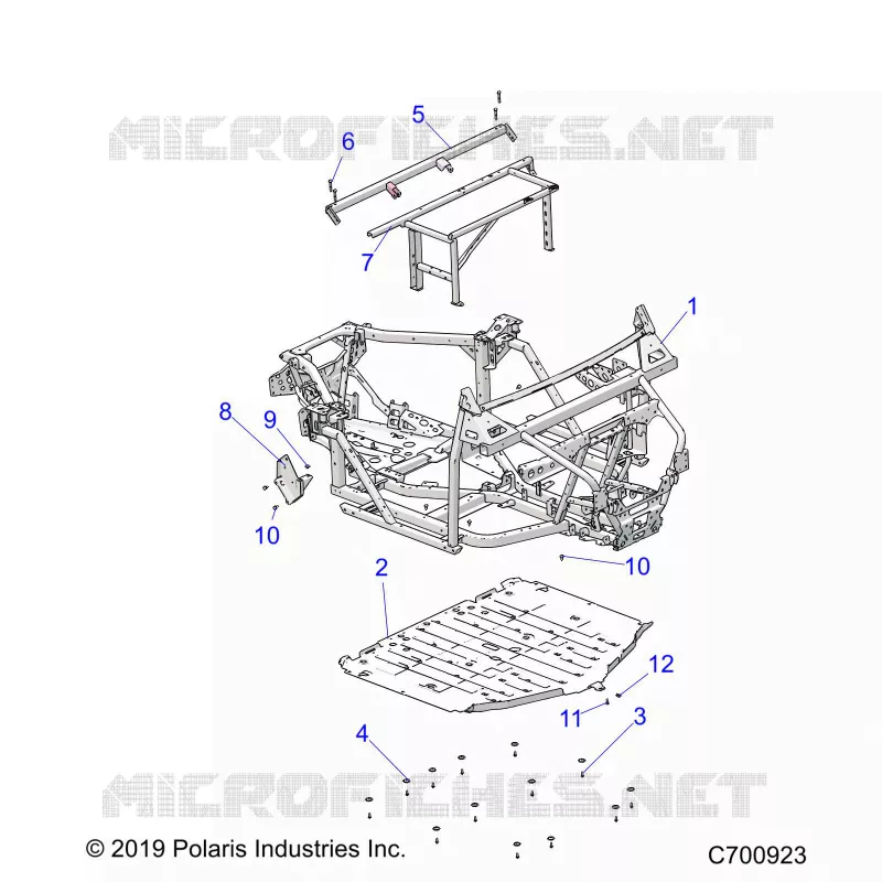CHASSIS, MAIN FRAME AND SKID PLATES