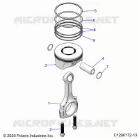 ENGINE, KOLBENSTANGE