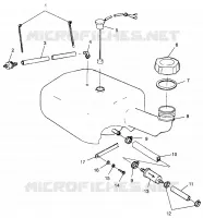 ÖLTANK SLT 780 B964588 and  Intl. SLT 780 I964588 (4935683568A014)