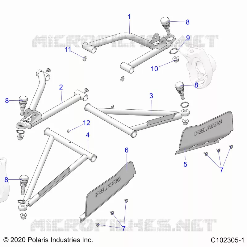 SUSPENSION, A-ARMS