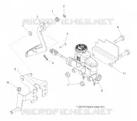 BREMSES, PEDAL AND MASTER CYLINDER