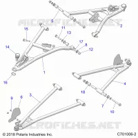 FRONT SUSPENSION CONTROL ARMS