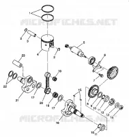 KOLBEN   KURBELWELLE 6X6 350L W938739 (4924062406042A)