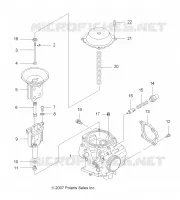 MOTOR, VERGASER, UPPER