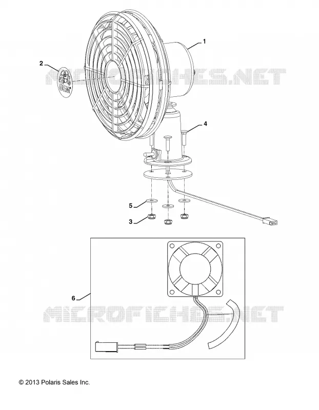 ELEKTRIC, OPTIONS, DASH FAN, BLACK, FAN AND HARDWARE ONLY